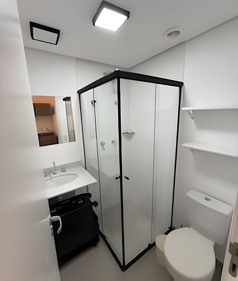 Studio Moderno com Sacada no coração de São Paulo