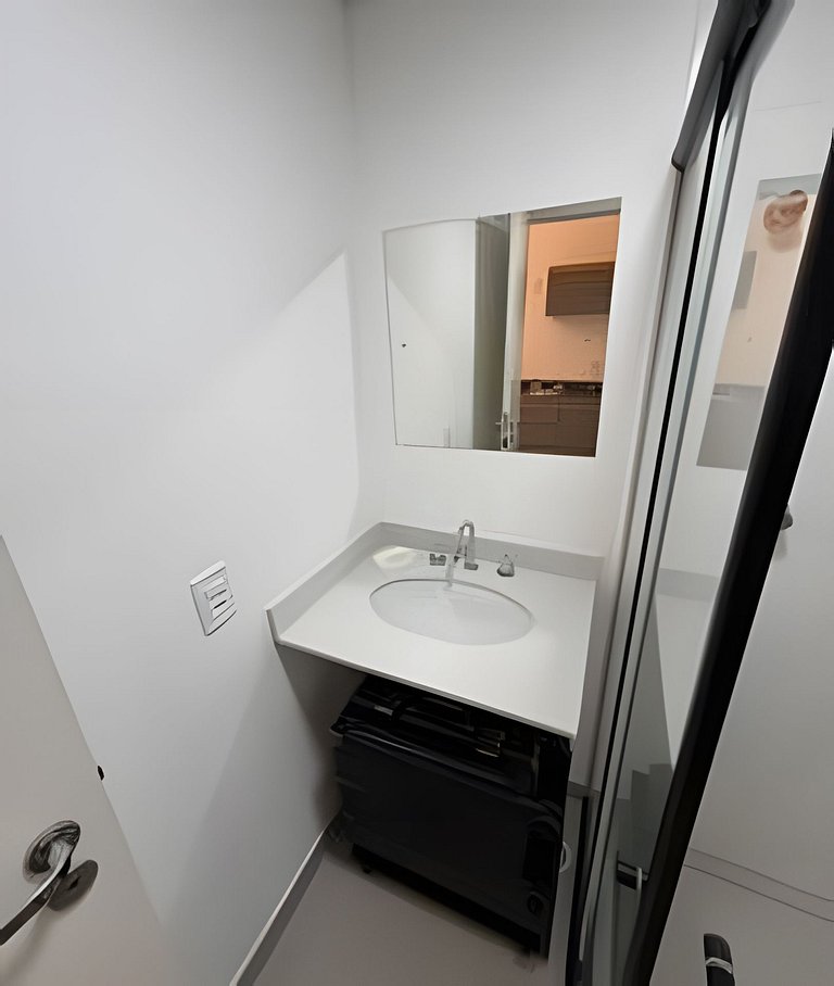 Studio Moderno com Sacada no coração de São Paulo